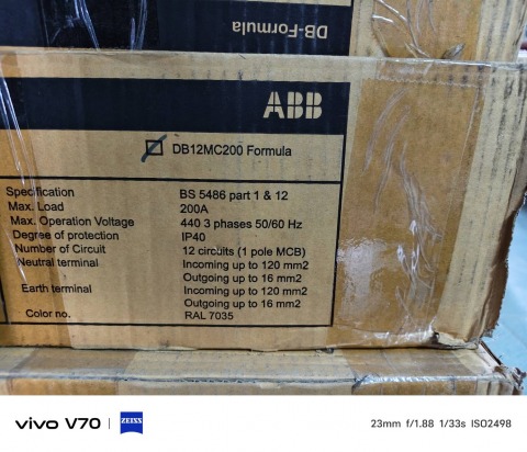 ตู้โหลดเซ็นเตอร์ (Load Center) ยี่ห้อ ABB